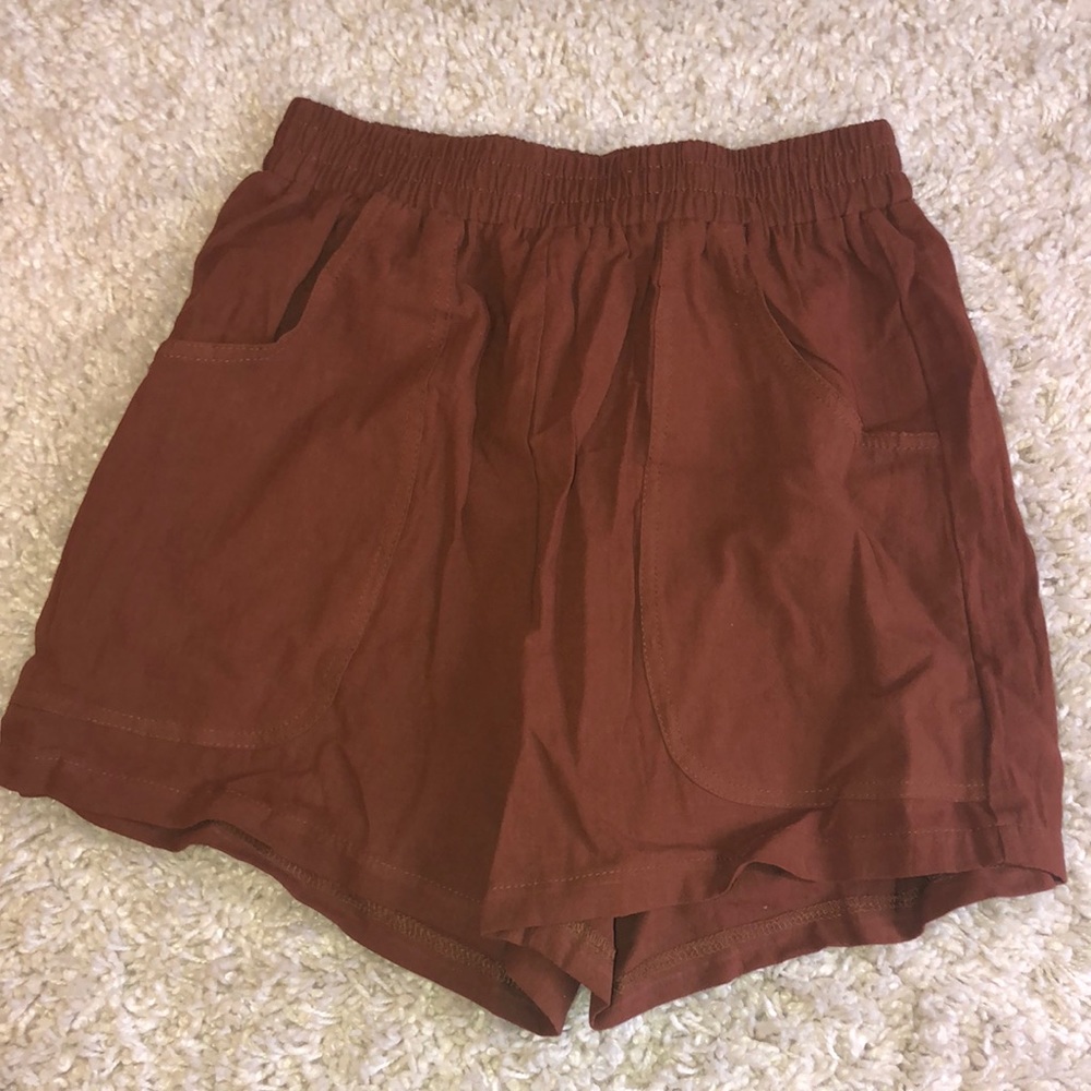 SHEIN Brown Long Shorts